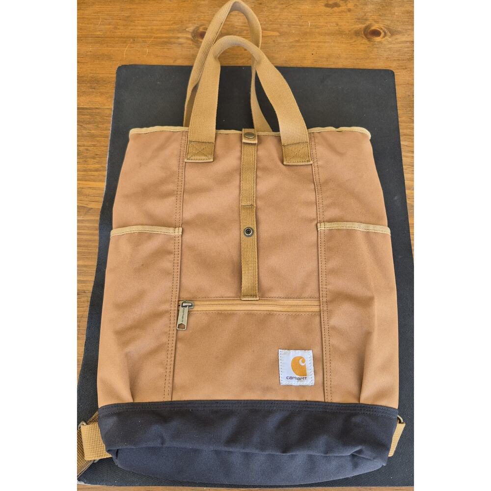Carhartt Men's Brown Canvas Tote Backpack